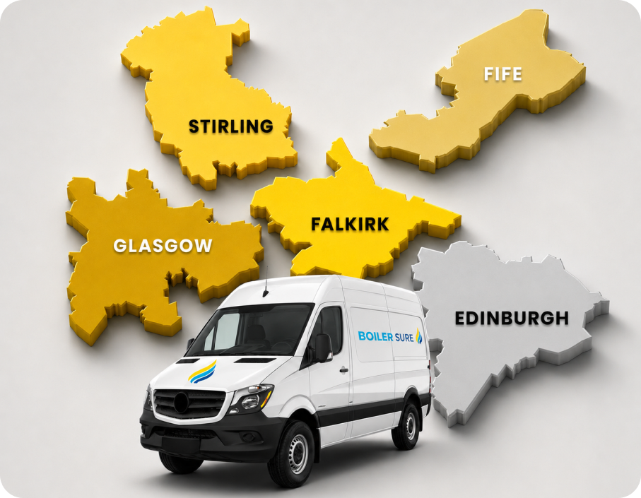 Map of the areas we cover