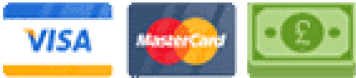 Visa, Mastercard and cash accepted